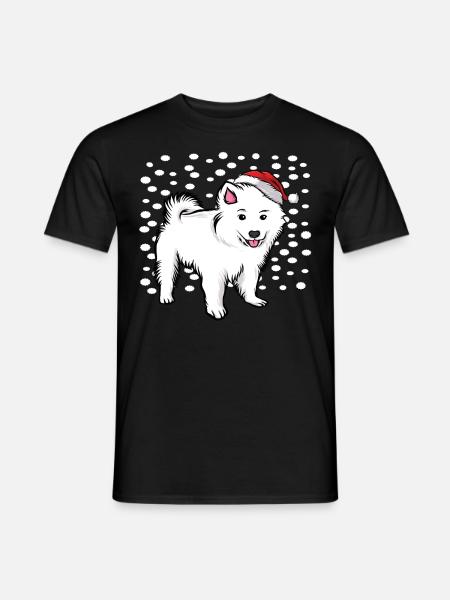 WEIHNACHTS HUND - Männer T-Shirt - Schwarz