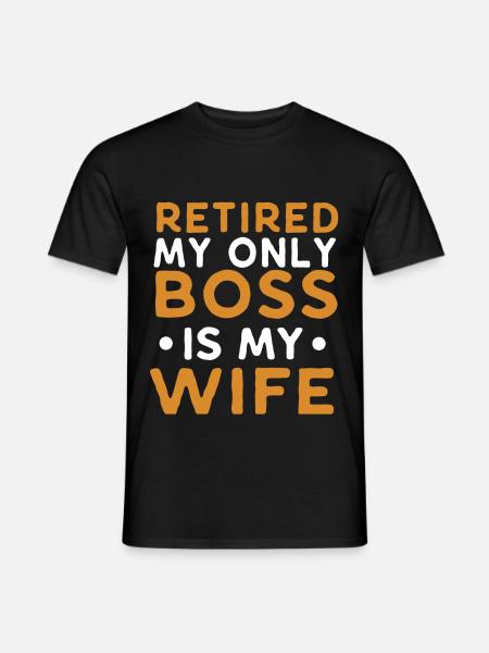 Pensioen zeggen - Heren T-shirt - zwart