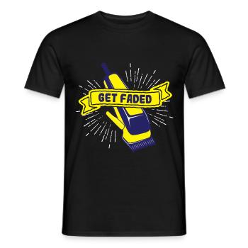 Barber Hairdresser Hairstylist Stylist Shaver Hair - Men's T-Shirt - black - Front - AI Model Male 178 light (178cm)