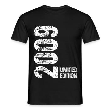 16. Geburtstag Junge Mädchen 16 Jahre 2009 Lustig - Männer T-Shirt - Schwarz - Vorne - AI Model Male 178 light (178cm)