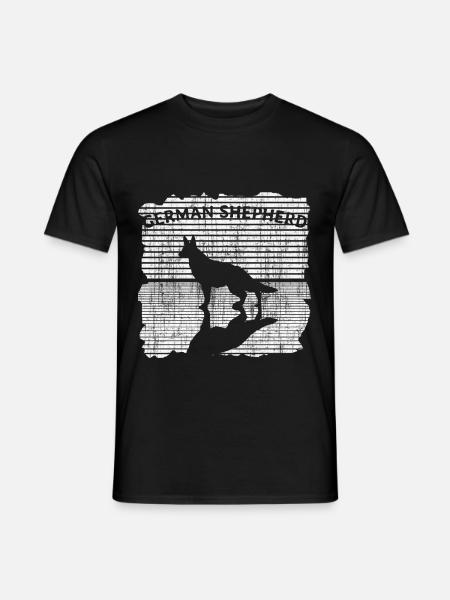 German shepherd - Men's T-Shirt - black
