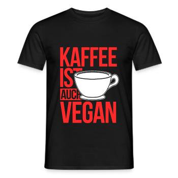 Café parfait cadeau de boisson - T-shirt homme - noir - Devant - AI Model Male 178 light (178cm)