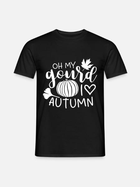 oh my gourd - Men's T-Shirt - black