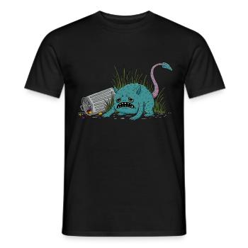 Czesio - Männer T-Shirt - Schwarz - Vorne - AI Model Male 178 light (178cm)