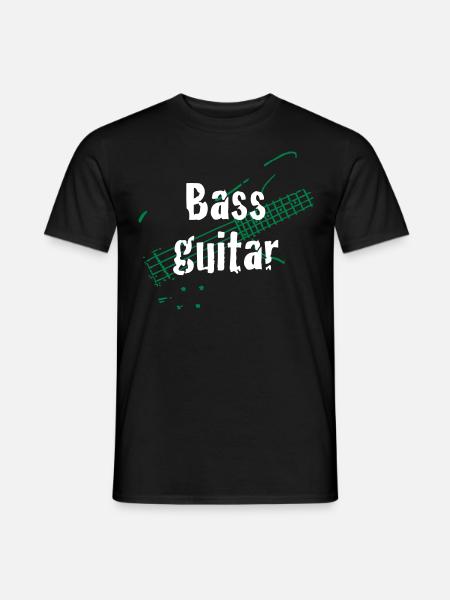 bass_guitar - Men's T-Shirt - black