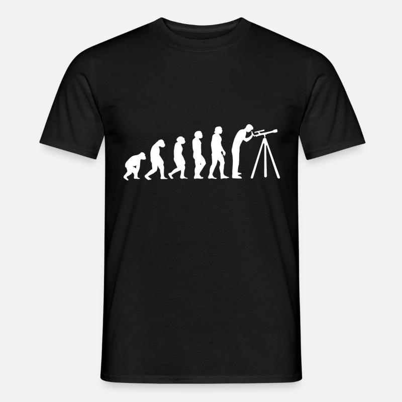 Astronomie Evolution - Männer T-Shirt - Schwarz