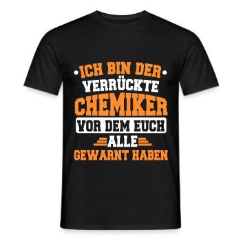 Dire chimiste - T-shirt homme - noir - Devant - AI Model Male 178 light (178cm)