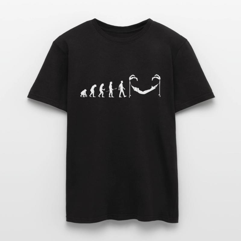 Evolution Man Hammock Geschenkidee Hammocking Männer T-Shirt