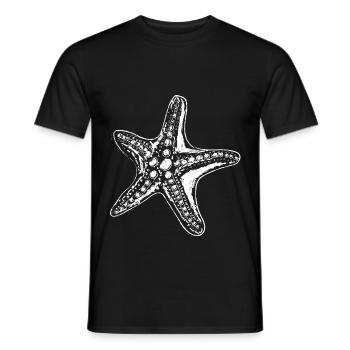Seestern Art Sea Star Beach Zitat - Männer T-Shirt - Schwarz - Vorne - AI Model Male 178 light (178cm)