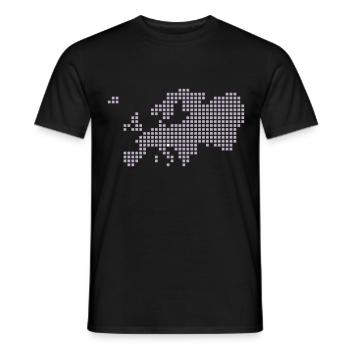 Venezia Trieste Udine Padova - T-shirt homme - noir - Devant - AI Model Male 178 light (178cm)