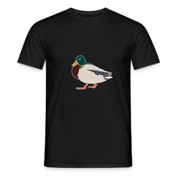 Canard - T-shirt homme - noir - Devant - AI Model Male 178 light (178cm)