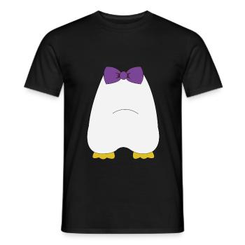 Costume d'Halloween Cadeau de smoking pingouin JGA - T-shirt homme - noir - Devant - AI Model Male 178 light (178cm)