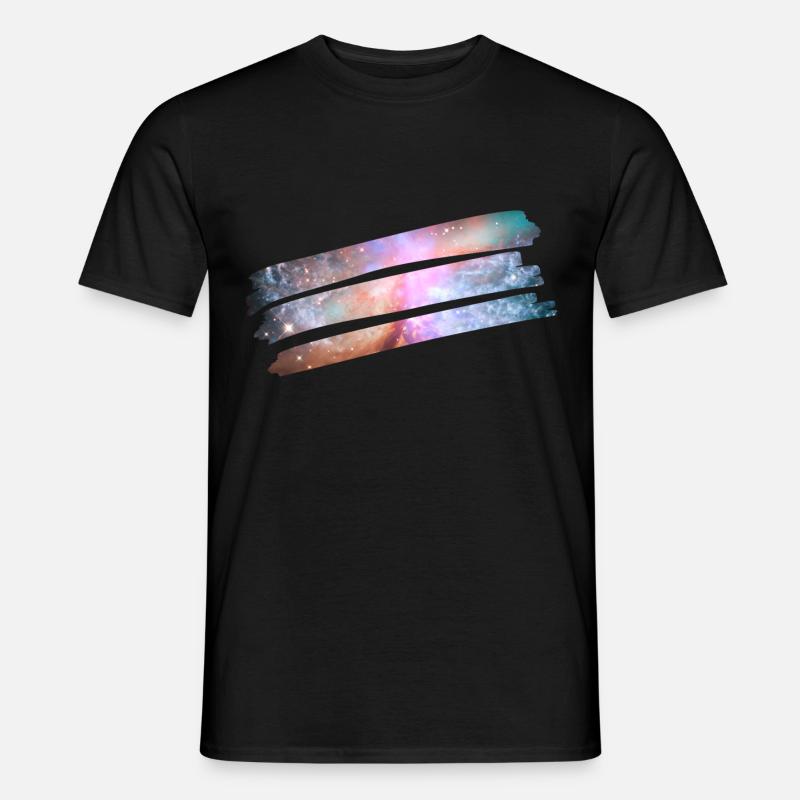 Cosmic Farbe - Männer T-Shirt - Schwarz