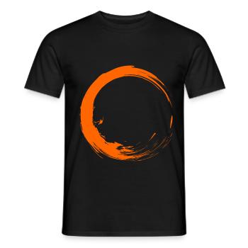Kreis Bürste Design Neu Geschenk Vektor Form - Männer T-Shirt - Schwarz - Vorne - AI Model Male 178 light (178cm)