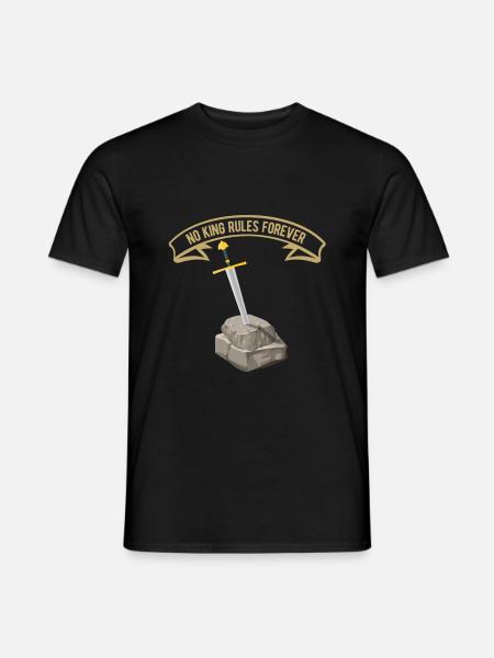 Aucun roi ne règle pour toujours - T-shirt homme - noir