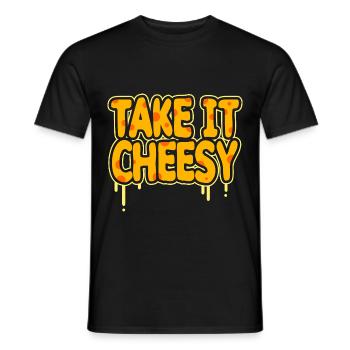 Fromage - T-shirt homme - noir - Devant - AI Model Male 178 light (178cm)