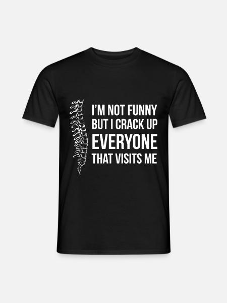 Physiotherapist Chiropractor Physiotherapy - Men's T-Shirt - black