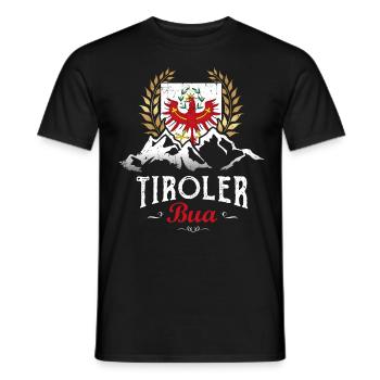 Tiroler Bua Tirol - Männer T-Shirt - Schwarz - Vorne - AI Model Male 178 light (178cm)