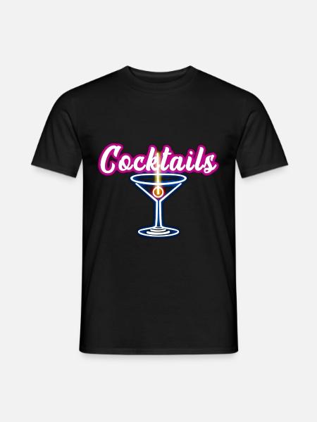 Cocktail - T-shirt homme - noir