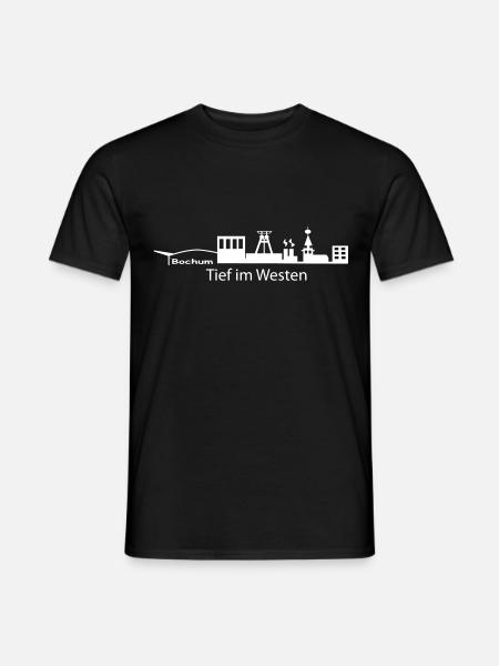 Skyline Bochum Deep in the West - Men's T-Shirt - black