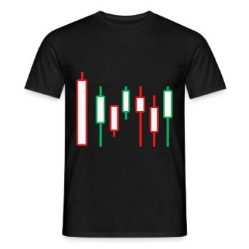 Börse Währung Wall Street Trader Forex - Männer T-Shirt - Schwarz - Vorne - AI Model Male 178 light (178cm)