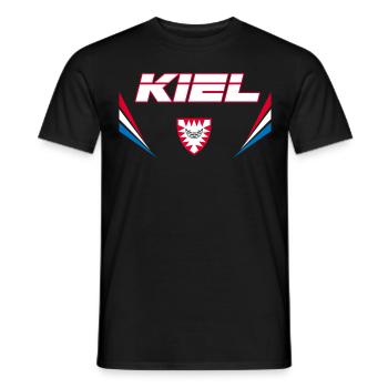 Kiel Vector - Männer T-Shirt - Schwarz - Vorne - AI Model Male 178 light (178cm)
