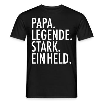 Père drôle dit des cadeaux de fête des pères - T-shirt homme - noir - Devant - AI Model Male 178 light (178cm)