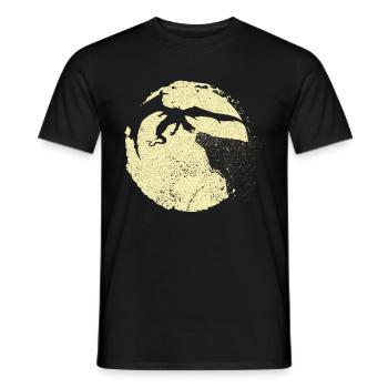 Drache - Männer T-Shirt - Schwarz - Vorne - AI Model Male 178 light (178cm)
