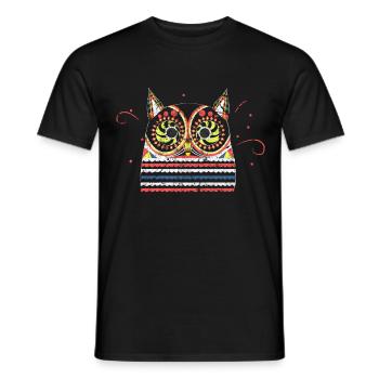 animals - Men's T-Shirt - black - Front - AI Model Male 178 light (178cm)