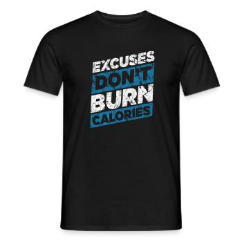 Fitness - T-shirt homme - noir - Devant - AI Model Male 178 light (178cm)