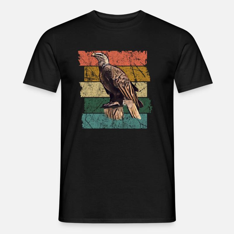 Adler - Männer T-Shirt - Schwarz