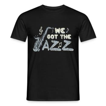 Musik - Männer T-Shirt - Schwarz - Vorne - AI Model Male 178 light (178cm)
