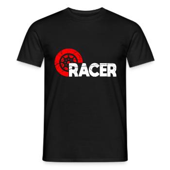 automobile - Men's T-Shirt - black - Front - AI Model Male 178 light (178cm)