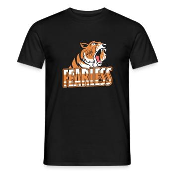 tigre - T-shirt homme - noir - Devant - AI Model Male 178 light (178cm)