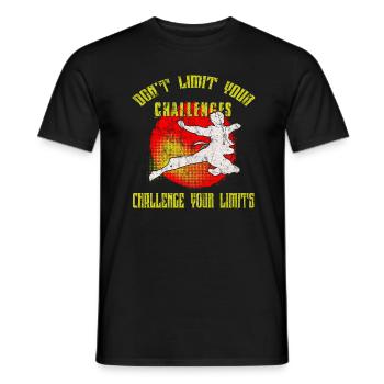 martial Arts - Men's T-Shirt - black - Front - AI Model Male 178 light (178cm)