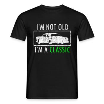 automobile - Men's T-Shirt - black - Front - AI Model Male 178 light (178cm)