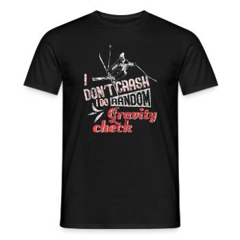 Spruch Ski - Männer T-Shirt - Schwarz - Vorne - AI Model Male 178 light (178cm)