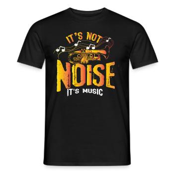 Cadeau trompette - T-shirt homme - noir - Devant - AI Model Male 178 light (178cm)