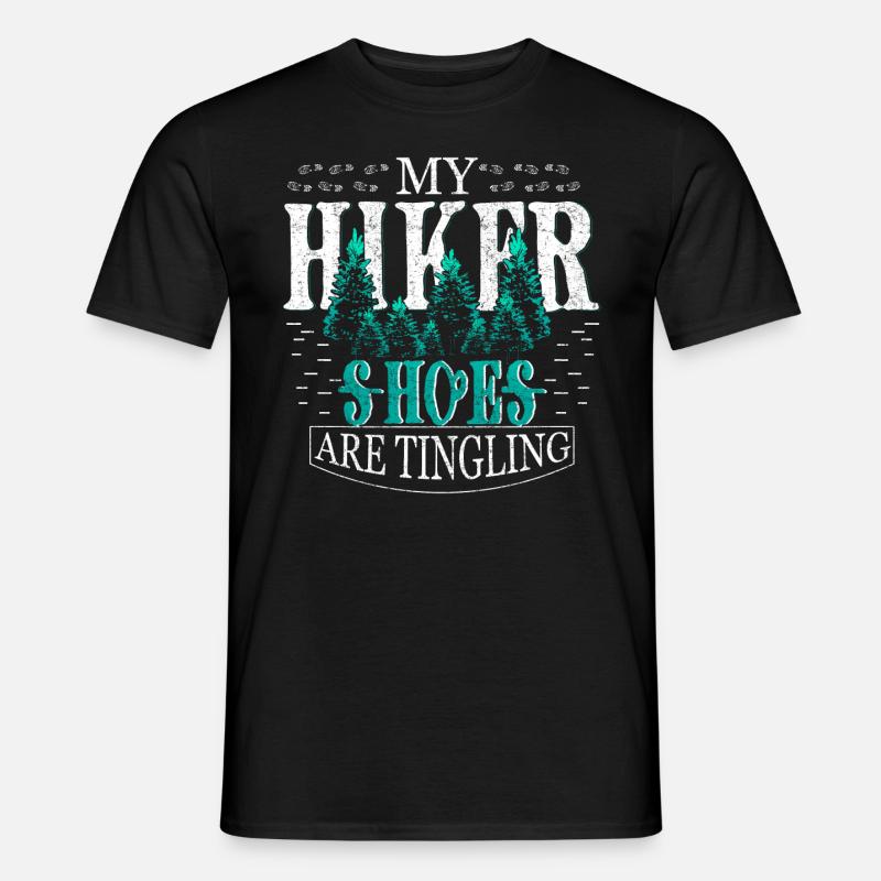 Hiker forest - Men's T-Shirt - black