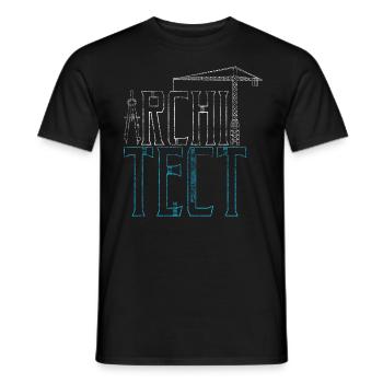 Architekt Architektur Geschenk - Männer T-Shirt - Schwarz - Vorne - AI Model Male 178 light (178cm)