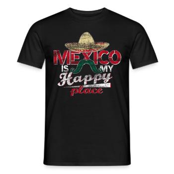 Mexico gift idea - Men's T-Shirt - black - Front - AI Model Male 178 light (178cm)