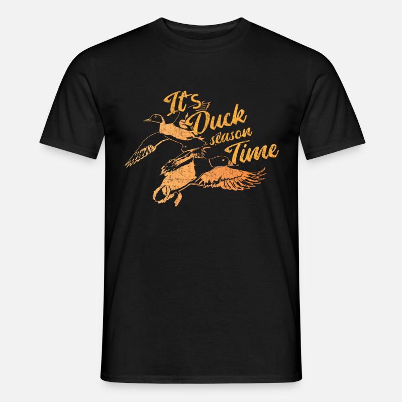Ente Enten Geschenk - Männer T-Shirt - Schwarz