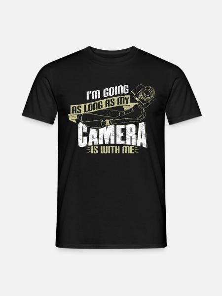 Photographer Camera Gift - Men's T-Shirt - black