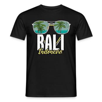 Bali Erinnerungen Geschenkidee - Männer T-Shirt - Schwarz - Vorne - AI Model Male 178 light (178cm)