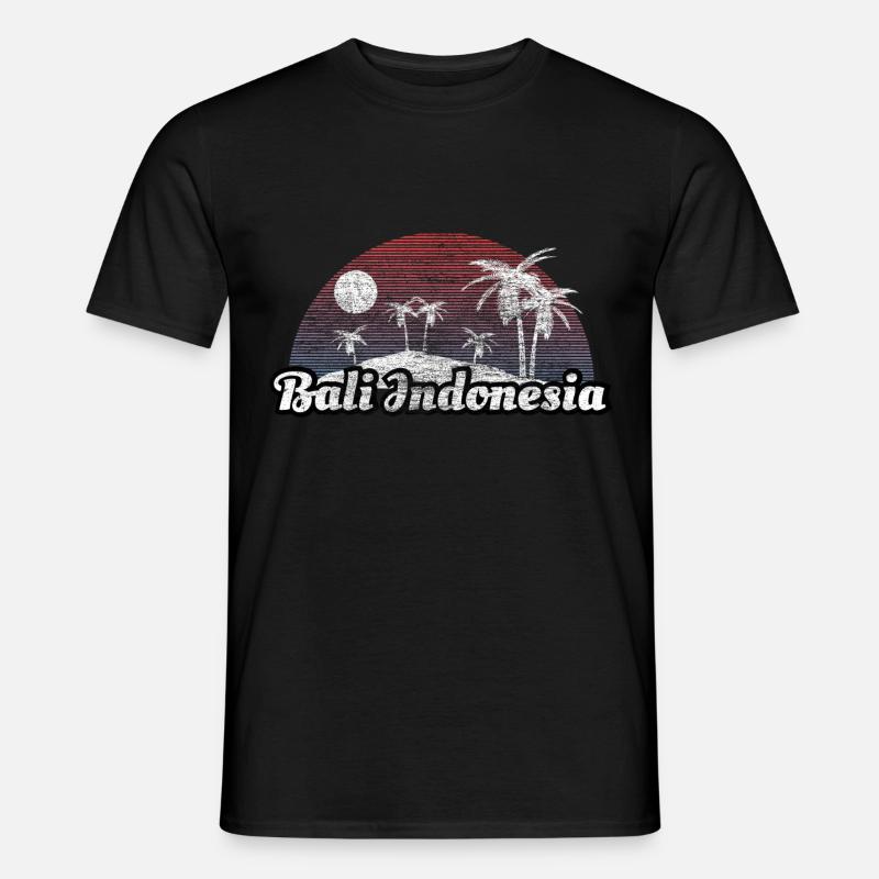 Bali Indonesien Meer Geschenkidee - Männer T-Shirt - Schwarz