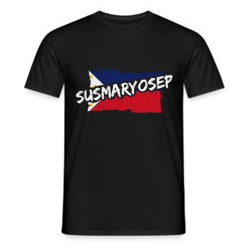 Philippinen Pinoy Geschenk - Männer T-Shirt - Schwarz - Vorne - AI Model Male 178 light (178cm)