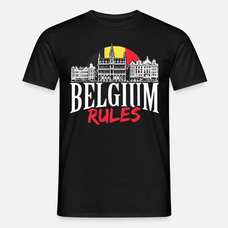 Belgium pride gift idea - Men’s T-shirt - black