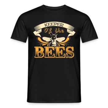 Bienen Imker Geschenkidee - Männer T-Shirt - Schwarz - Vorne - AI Model Male 178 light (178cm)