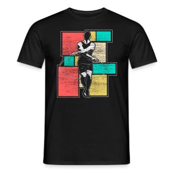 Seilspringen Skipping Geschenkidee - Männer T-Shirt - Schwarz - Vorne - AI Model Male 178 light (178cm)