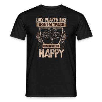 Bonsai Asia - Men's T-Shirt - black - Front - AI Model Male 178 light (178cm)